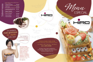 Leia mais sobre o artigo Identidade Visual – Menu Hiro Sushi